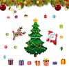 Christmas-themed Magnetic Stickers Cartoon Christmas Tree Magnets Santa Reindeer Pine Tree Festive Magnets Stickers For Fridge