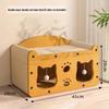 TV Style Cat Scratching Board and Bed: Durable, Debris-Free, Scratch-Resistant, All-in-One Cat Nest Toy