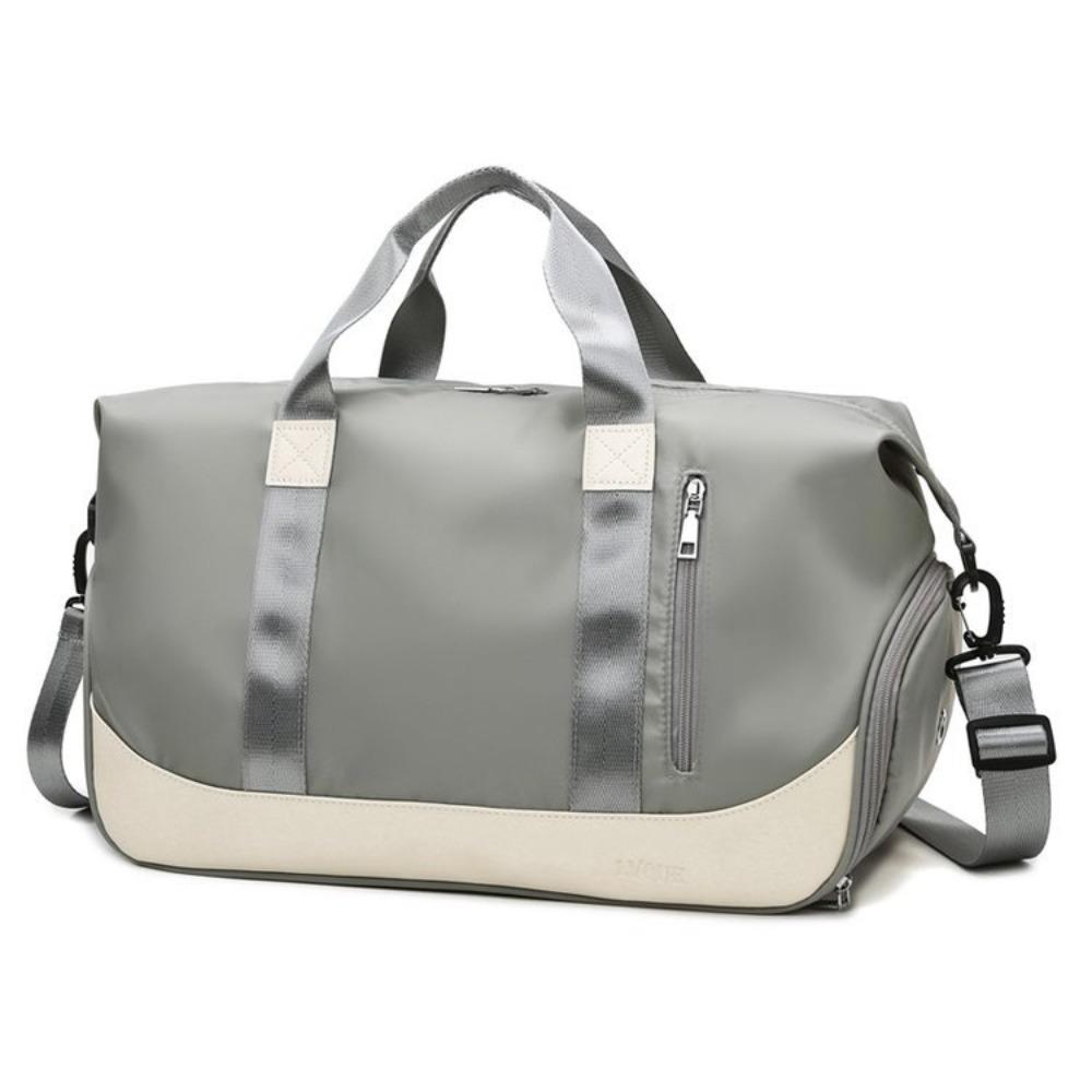 Sports Fitness Bag Women's Yoga Bag Dry and Wet Separation Contrast Color Shoulder Bag Short-distance Portable Travel Bag