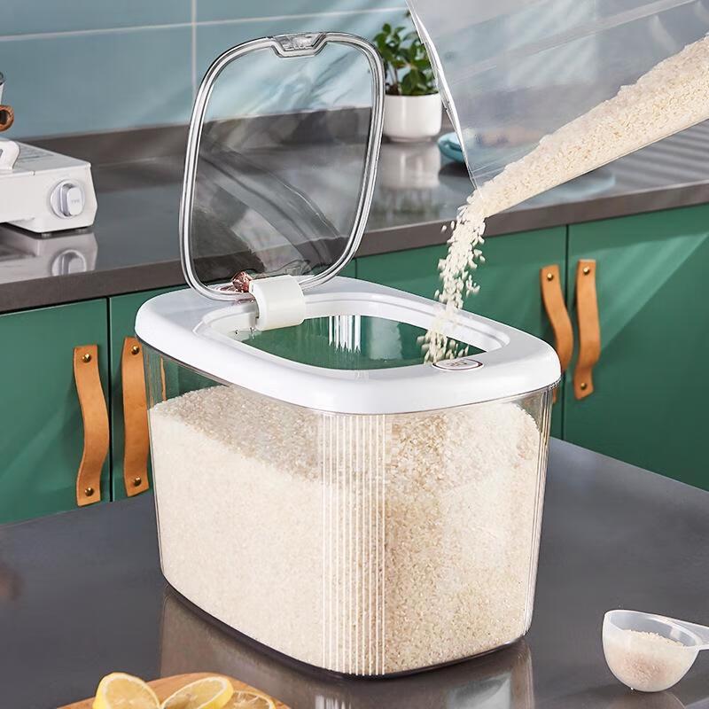 Fango Large Pure White Insect-Proof Rice & Flour Storage Bin
