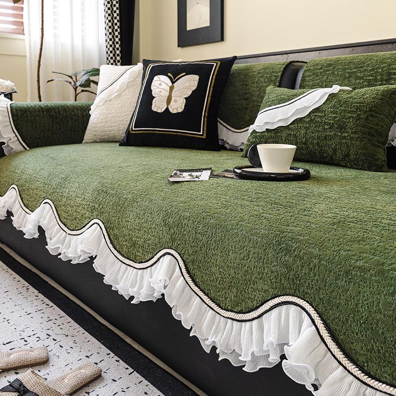 

Irregular special-shaped sofa cushion 2025 new four-season universal light luxury high-end non-slip leather sofa cushion 45 * 45 pillow cover