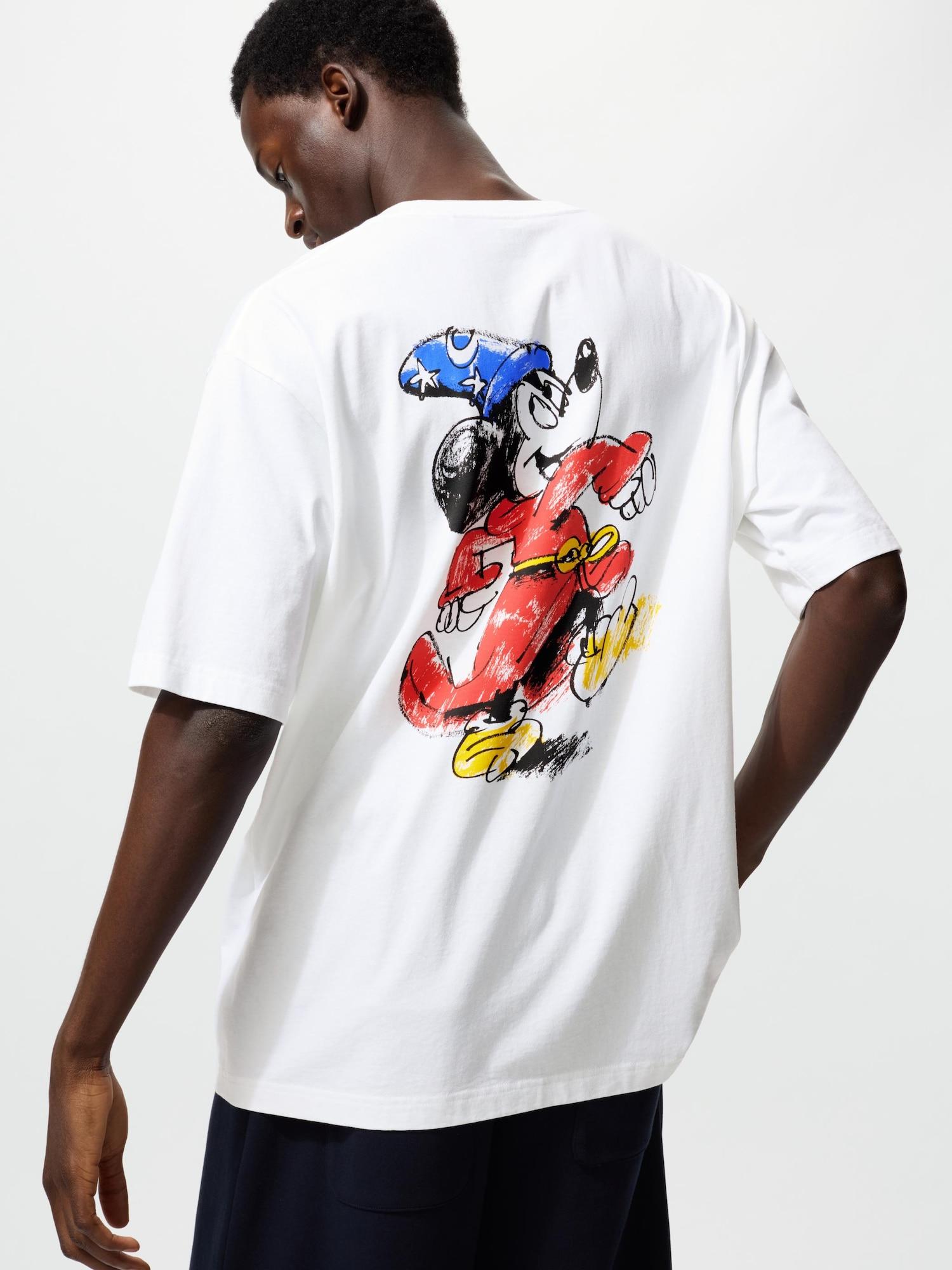 

Uniqlo Disney Art Ut Свободный крой 00 WHITE/XL
