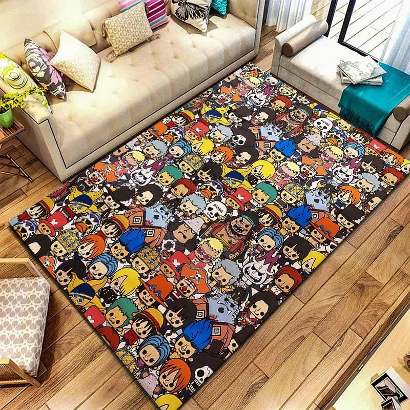 Anime One Piece Carpet Rug For Living Room Bedroom Home Sofa Decoration,kids Play Nonslip Floor Mat