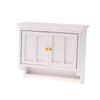 1/12 Dollhouse Miniature Wall Cabinet Closet Shelves Model Doll Home Cabinets Furniture Decor Toy Dolls House Accessories