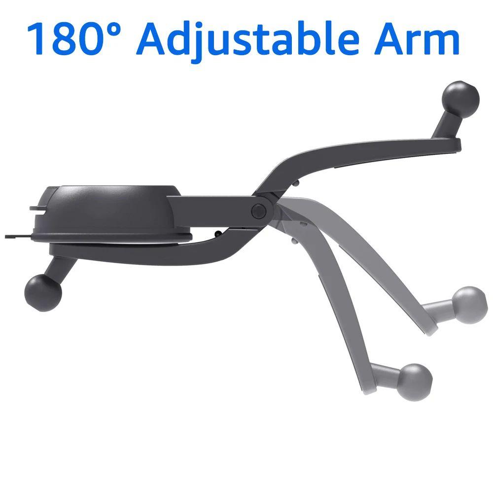 17mm Ball Head Car Dashboard Suction Cup Cellphone Bracket 180 Degree Evert Car Mobile Phone Holder Base Accessories