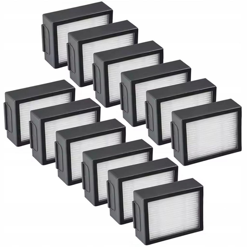 Roomba Airclean 12X - Hepa Filters Replacement For Irobot Roomba E5 E6 I3 I7 I8 J7 | Set Of 12 | High Efficiency | For E / I / J Series