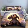 Moonlit Puppy Dreams Bedding sets Duvet covers Pillowcases(1* Duvet Cover 2* Pillowcases without duvet insert)