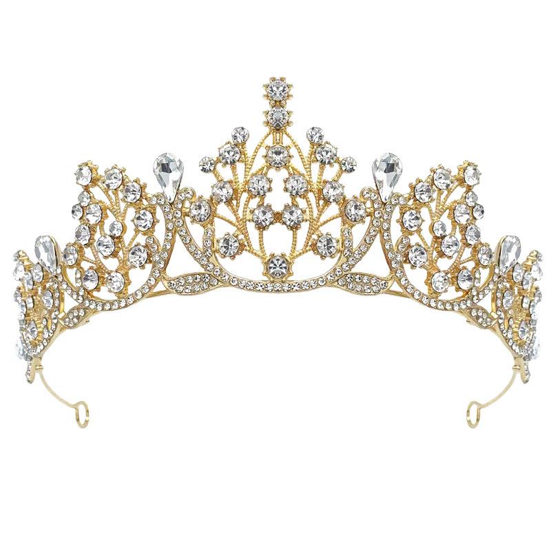 High End and Elegant Bride's Crown Headwear Hair Band Wedding and Celebration Accessories Hair Accessories Birthday Party Crowns Gifts