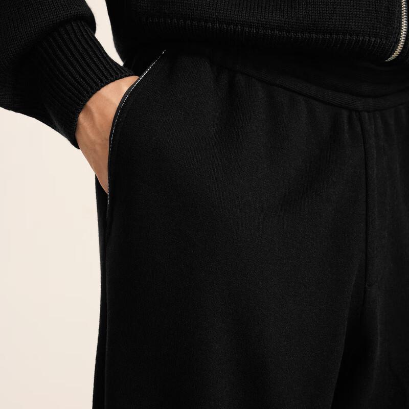 CROQUIS Men's 2024 Winter Loose Straight Knit Casual Pants