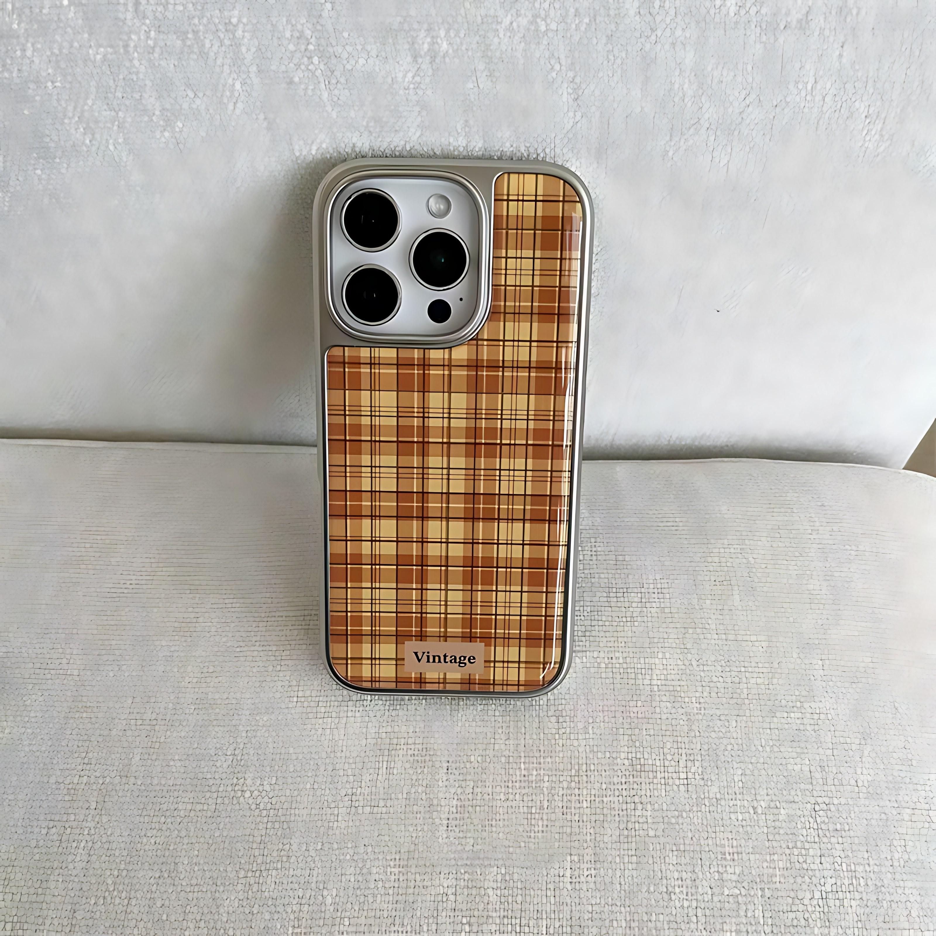 

Корейский минималистичный чехол для телефона с сетчатым узором для iPhone 17 16e 16 15 14 13 12 11 Pro Max X Air Plus Роскошный прозрачный мягкий задний чехол iPhone 12