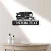 Unique Customizable Camper Van Metal Wall Plaque Multifunctional Decor for Home Office Easy Hang Suitable Various Spaces