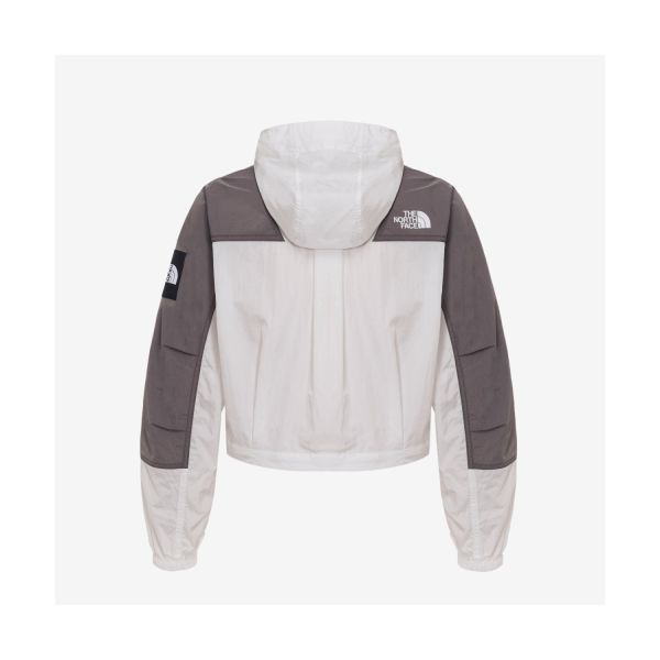 The North Face Full Zip Hooded Loose Long Sleeve Jacket Women jackets Off-White NJ3LR30K
