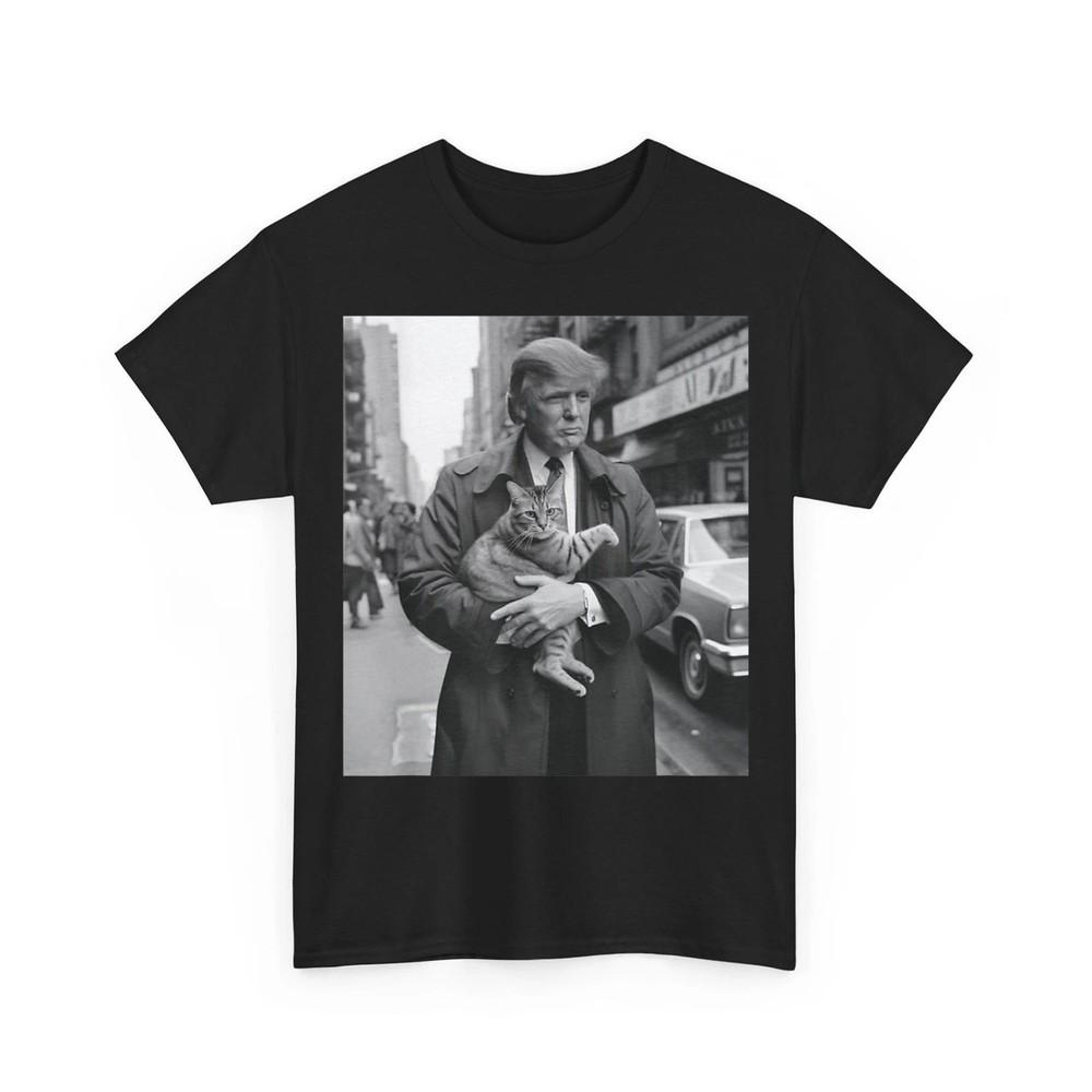 Funny Trump And Cat Funny Political Unisex TShirt Unisex T-Shirt S