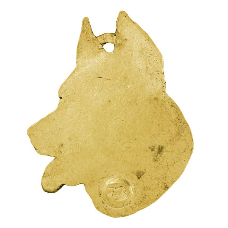 Berger De Beauce, Beauceron, Beauce Sheep Dog - Necklace with a Dog In a Gift Box, Gold-plated Pendant for a Dog Lover, Striking Jewelry by Art-Dog