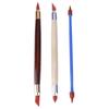 3Pcs Silicon Rubber Shaper Pen Double-Head Pottery Clay Sculpture Shaping Tools