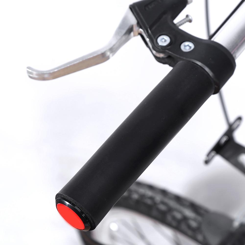 2pcs MTB Bicycle Silica Gel Grip Anti skid Bike Handle Cover For Longer Ride(black)