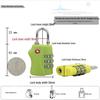 TSA338 Password Lock for Suitcases, Zippers, Gym Lockers & Luggage