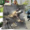 Giochi di Moda 3D Coperta A-Assassin's Creed, Coperta Plaid in Flanella per Letto Divano Picnic Ufficio Escursionismo Tempo Libero Riposo Regalo di Compleanno