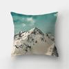 Blue Sea Landscape Ink Scenery Print Pattern Cushion Cover Home Living Room Sofa Decorative Pillow Pillow Cover 40X40CM