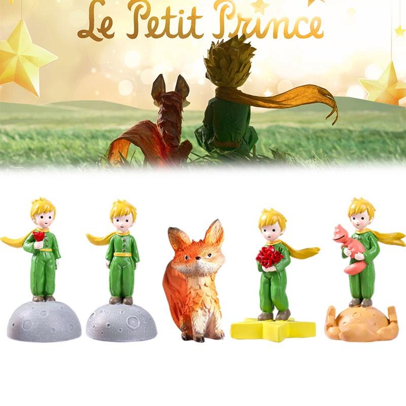 Creative New Little Prince Diy Resin Crafts Fox Cake Baking Eternal Flower Mini Ornaments