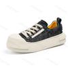Mode 2025 Frühling Neue Mode Denim Design Herren Freizeitsportschuhe Dicke Sohle Atmungsaktiv Vielseitige Schuhe Low Top Chunky Sneaker