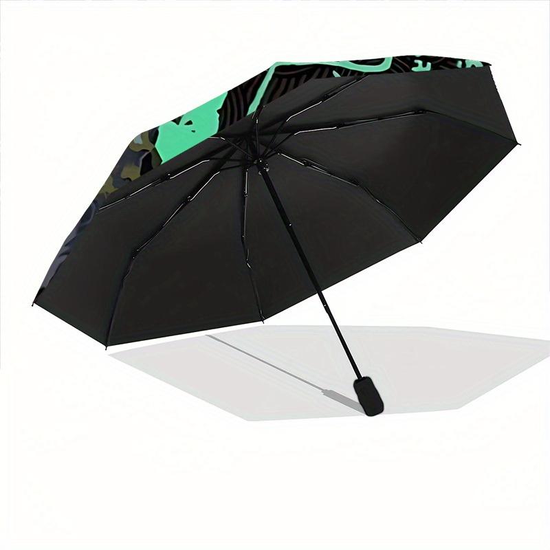 Legend of Zelda Automatic Folding Umbrella with Sturdy Iron Frame, Portable Compact Travel Umbrella All-Season Use Parties 0807052