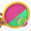 Paddle Catch Balls Racket Set Toss And Games for Girls Boys Kids
