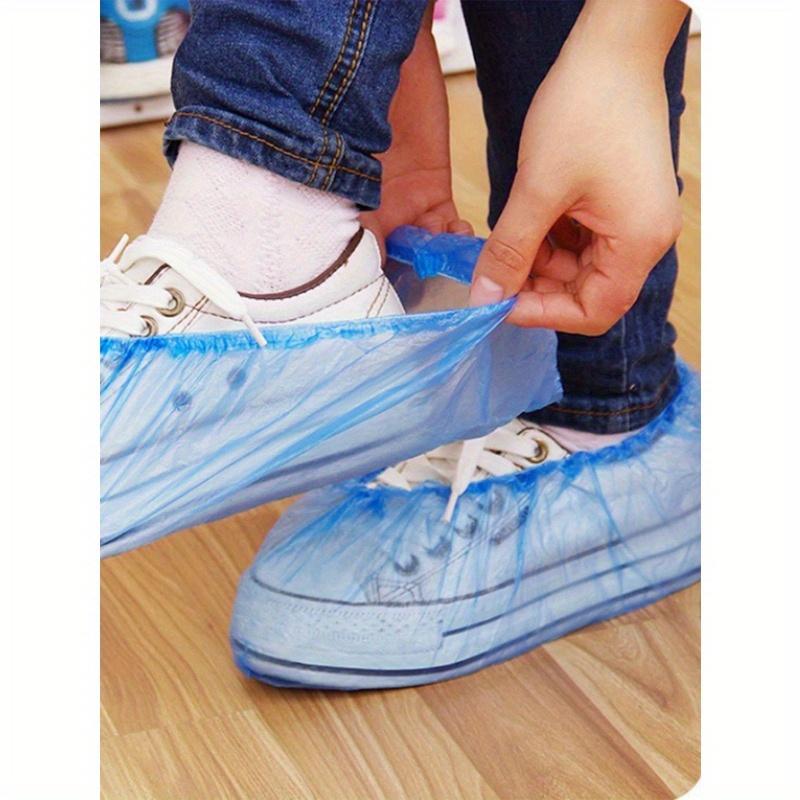 100pcs Disposable Boots And Shoes Covers, Non-Slip Waterproof Shoes Cover For Indoors, Suitable For Kids And Adults For Household, Office