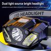 Powerful LED Headlight Sensor Head Light Type C Rechargeable Headlamp Head Torch Head Flashlight Waterproof for Camping Hiking