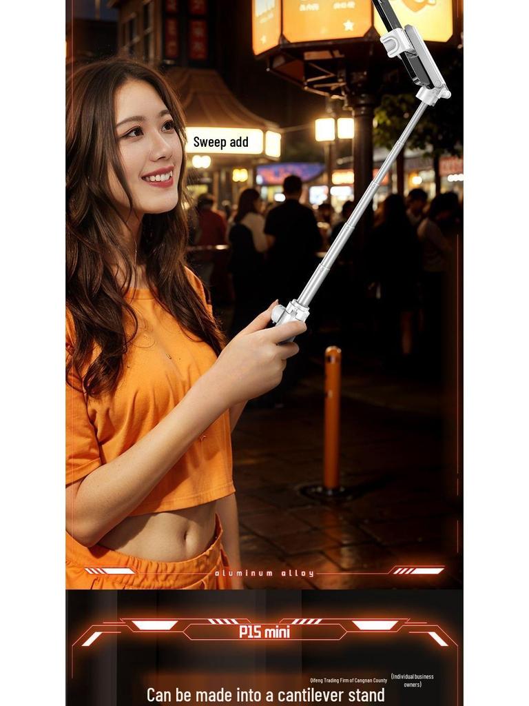 Ultra-Mini Handheld Mobile Stabilizer & Selfie Stick Tripod for Photos and Live Streaming