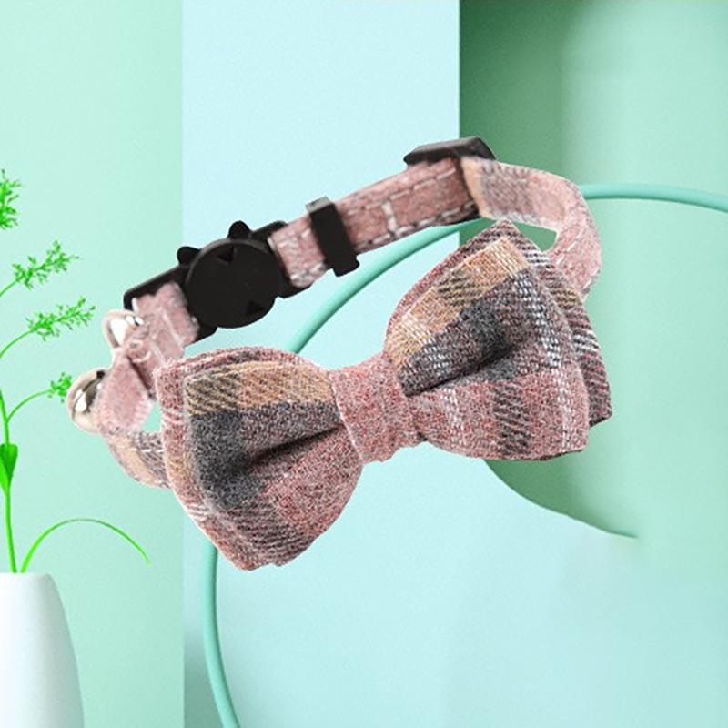 

2 шт. Регулируемая длина 20~28 см ошейник для кошек бант подарок ошейник для домашних животных для любителей кошек