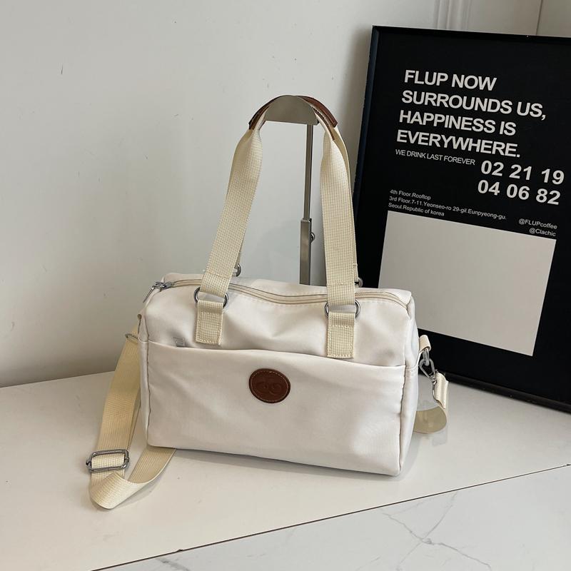 Large Capacity Tote Bag Women's Solid Color Handbag Commuter Shoulder Crossbody Bag