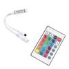 Led Strip 12V Light RGB Tape SMD, 2835 No Waterproof 5M 60LED/M 12V Mini 24key IR Remote Control LED Strip Light Dimmer