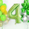 Jumbo Apple Green 40Inch Number Balloon 0-9 Digit Balloons for Baby Shower Globos Birthday Party Decoration Baby Shower Supplies