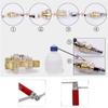 Mini 17Pcs Air Micro Die Grinder Kit Pencil Polishing Rotary Cutting Tools Set 90 PSI for Cleaning and Polishing Jewelry