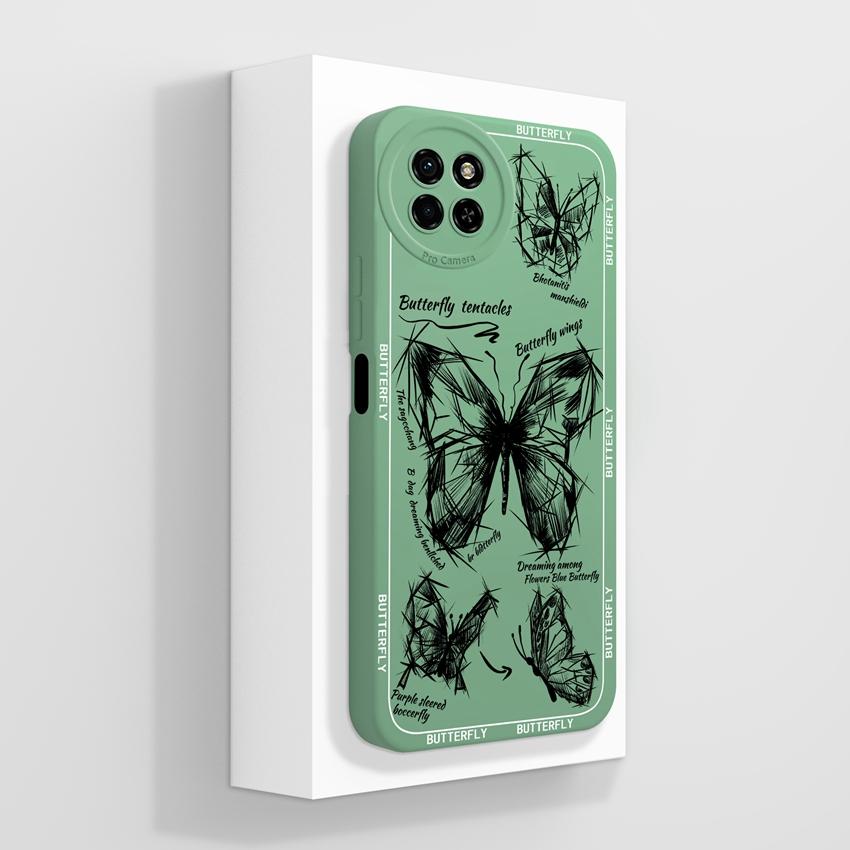 Für itel S23 S24 S25 P55 P65 A70 A80 Liebliches Katzen Handyhülle Kameraschutz Flüssigsilikon Hohe Qualität Anti-Fingerabdruck Hülle Für itel Bumper Capa