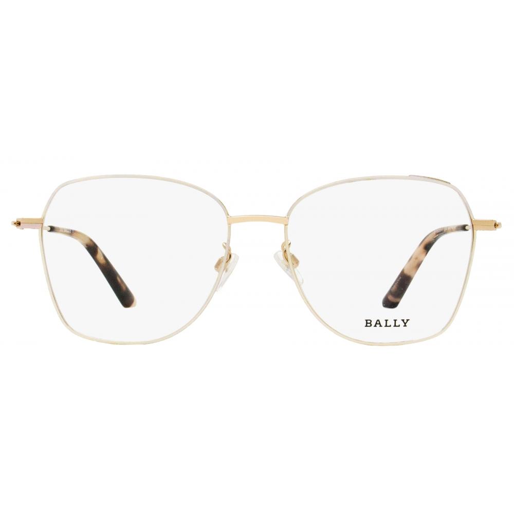 Bally Women S Butterfly eyeglaSSeS By5036h 024 Gold roSe Havana 54mm 024