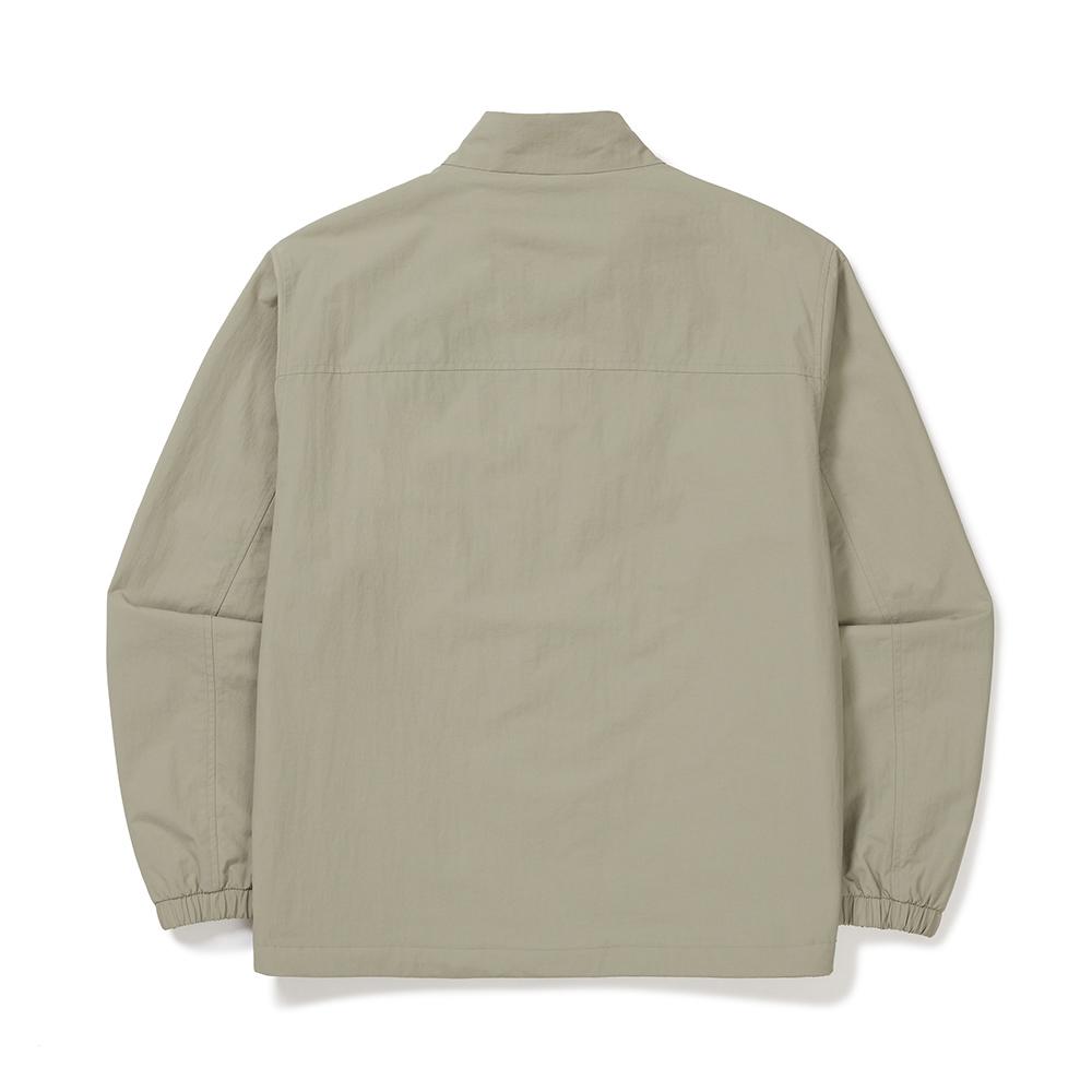 SNOWPEAK Camp Stand Neck Windbreaker Beige Gray (S24FMCWB14)