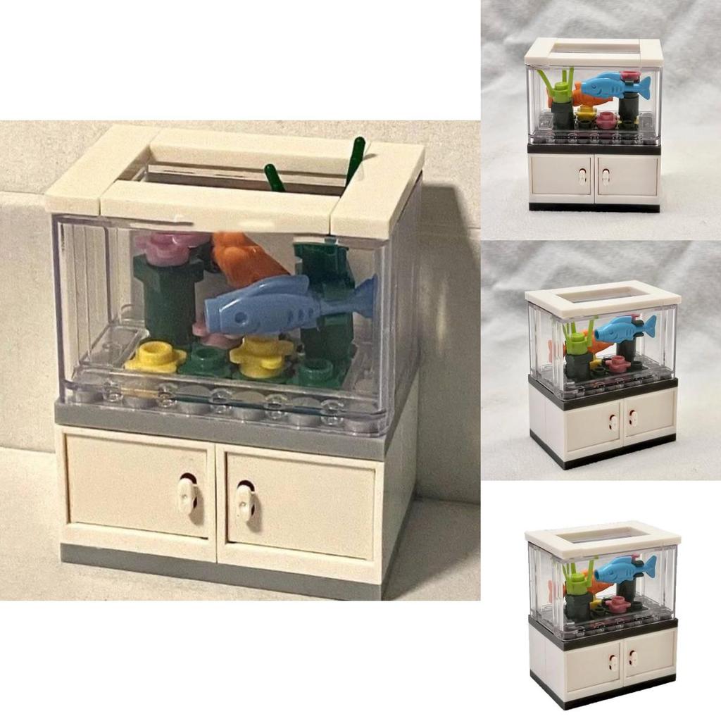 Kleiner Fischbehälter Bausteine Indoor Dekor Geschenk für Paare Mit Spaß