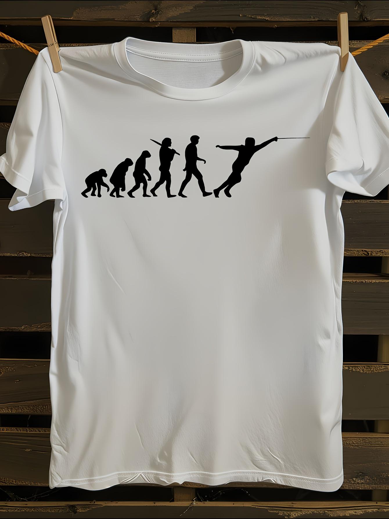 100% Cotton Fencing Evolution T-Shirt S