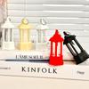 Geometric 3d Shape Mini Night Light Ins Style Led Electronic Candle Light Retro European Style Decoration