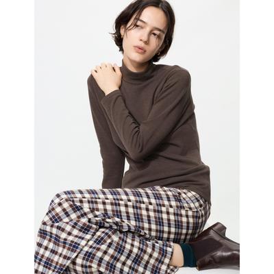 חולצת טריקו מחממת במיוחד עם טכנולוגיית HeaTTech, צווארון גבוה, שרוולים ארוכים