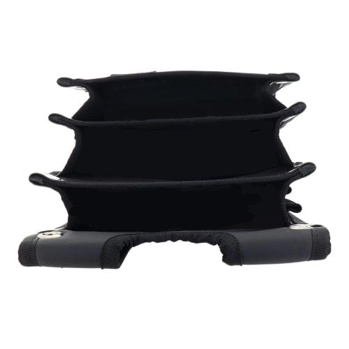 Sankyo Corporation DBLTACT Canvas Electrician's Bag, 3 Tiers, DTH-03-BK