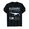 Allosaurus Dinosaur Facts T Shirt Mens Womens Kids Science