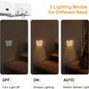 1PC intelligent human body sensor light rechargeable electromagnetic suction wireless sensor corridor aisle staircase wall-mounted night light