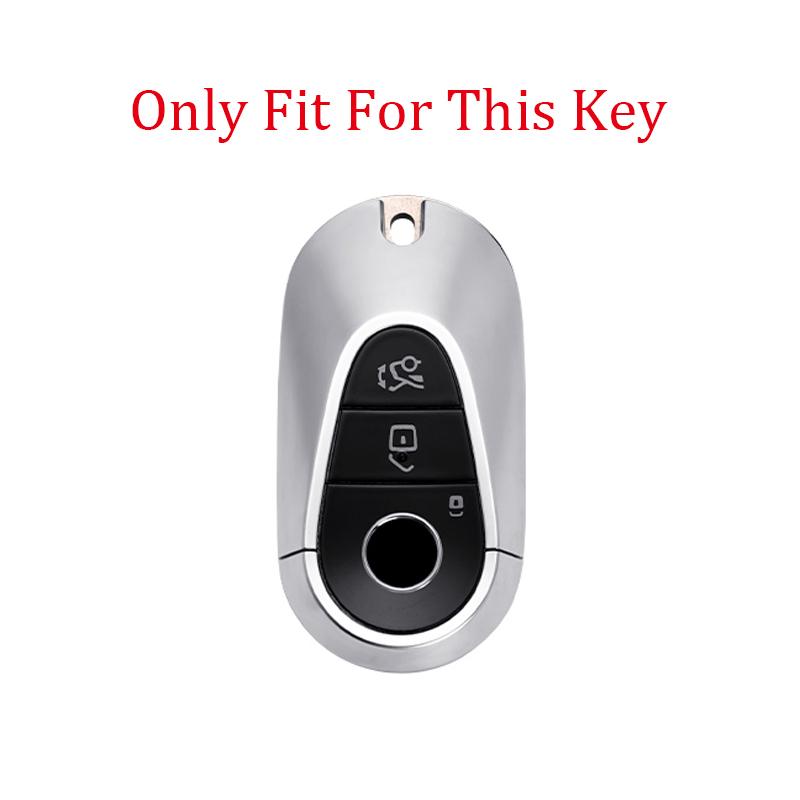 Zinc Alloy Car Remote Key Case Cover Shell For Mercedes Benz C S Class W206 W223 S350 C260 C300 S400 S450 S500 Protector Keyless