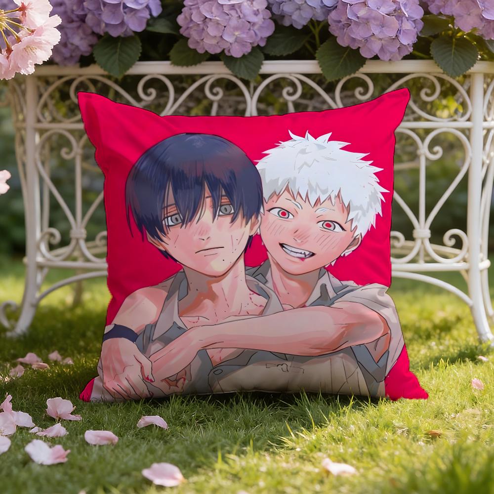 Anime T-The S-Summer Hikaru D-Died Cushion Cover Home & Car Dual-Scene Pillow Cover: Reversible for Premium Comfort