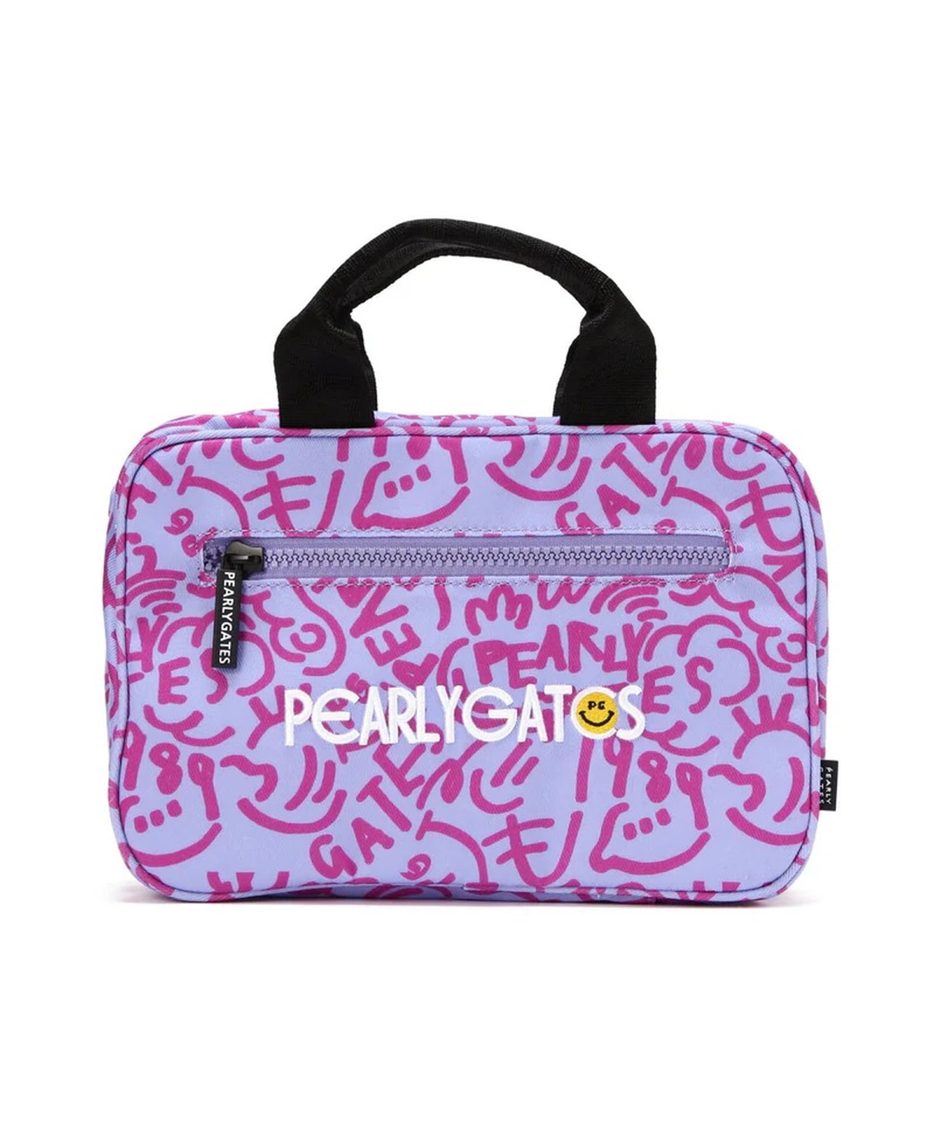 

Дорожный чехол с чехлом для гольф-аксессуаров x Фиолетовый FR [PEARLY GATES] (принт по всей поверхности, карабин) // 053-5281611 112_Синий