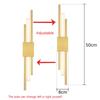 Modern Creative Strip Led Wall Lights Minimalist Bedroom Bedside Wall Sconce Led Light Living Room TV Sofa Background Wall Lamp