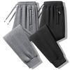 2025 Winter Plush/Regular Casual Versatile Lamb Fleece Warm Pants Men'S Outdoor Sports Sanitary Pants Long Pants